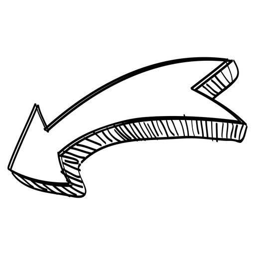 drawn arrow pointing to the left. Is used as a button